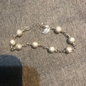 Elegant Silver Ball Bracelet- 170A $20 or $15 w/offer